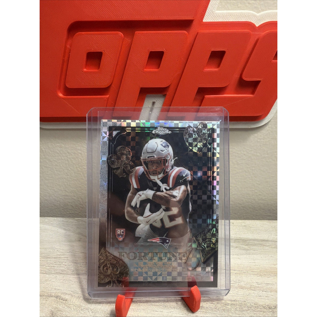 2025 Topps Chrome - Fortune 15 TreVeyon Henderson #F15-26 X-Fractor (RC)