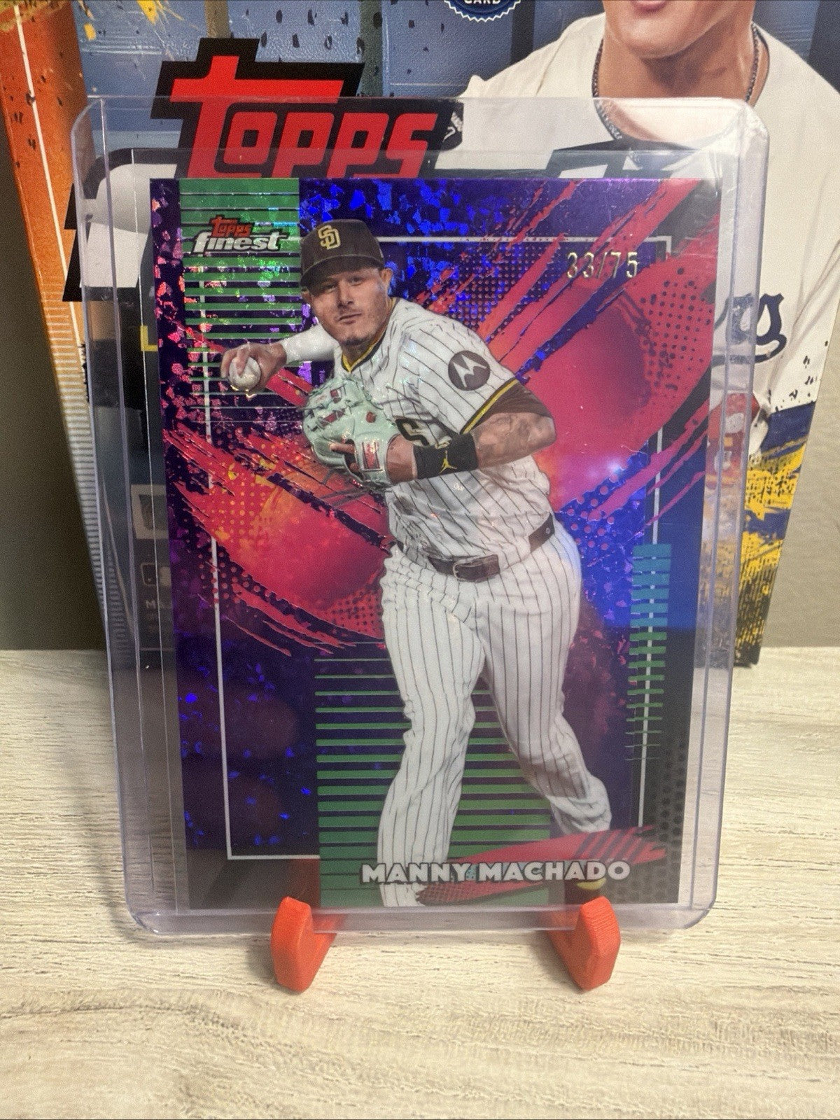 2026 Topps Finest Manny Machado  #255 Rare Purple Mini Diamond /750