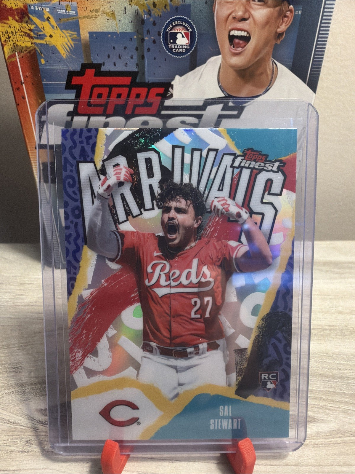2026 Topps Finest - Sal Stewart Arrivals Refractor #A-17 Reds RC0
