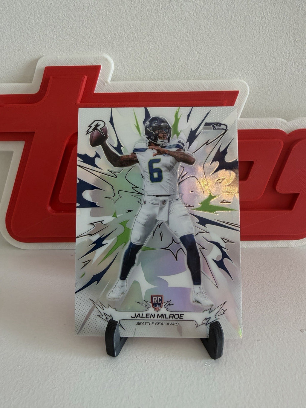 2025 Topps Resurgence Football Jalen Milroe RC #189 Refractor Seahawks QB0