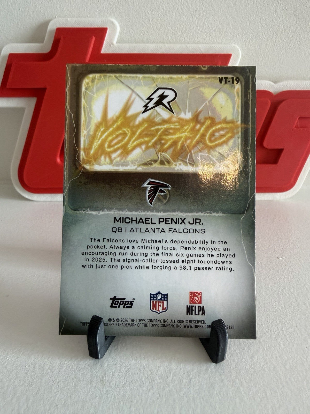 Michael Penix Jr. - 2025 Topps Resurgence Voltaic #VT-19 - Atlanta Falcons1