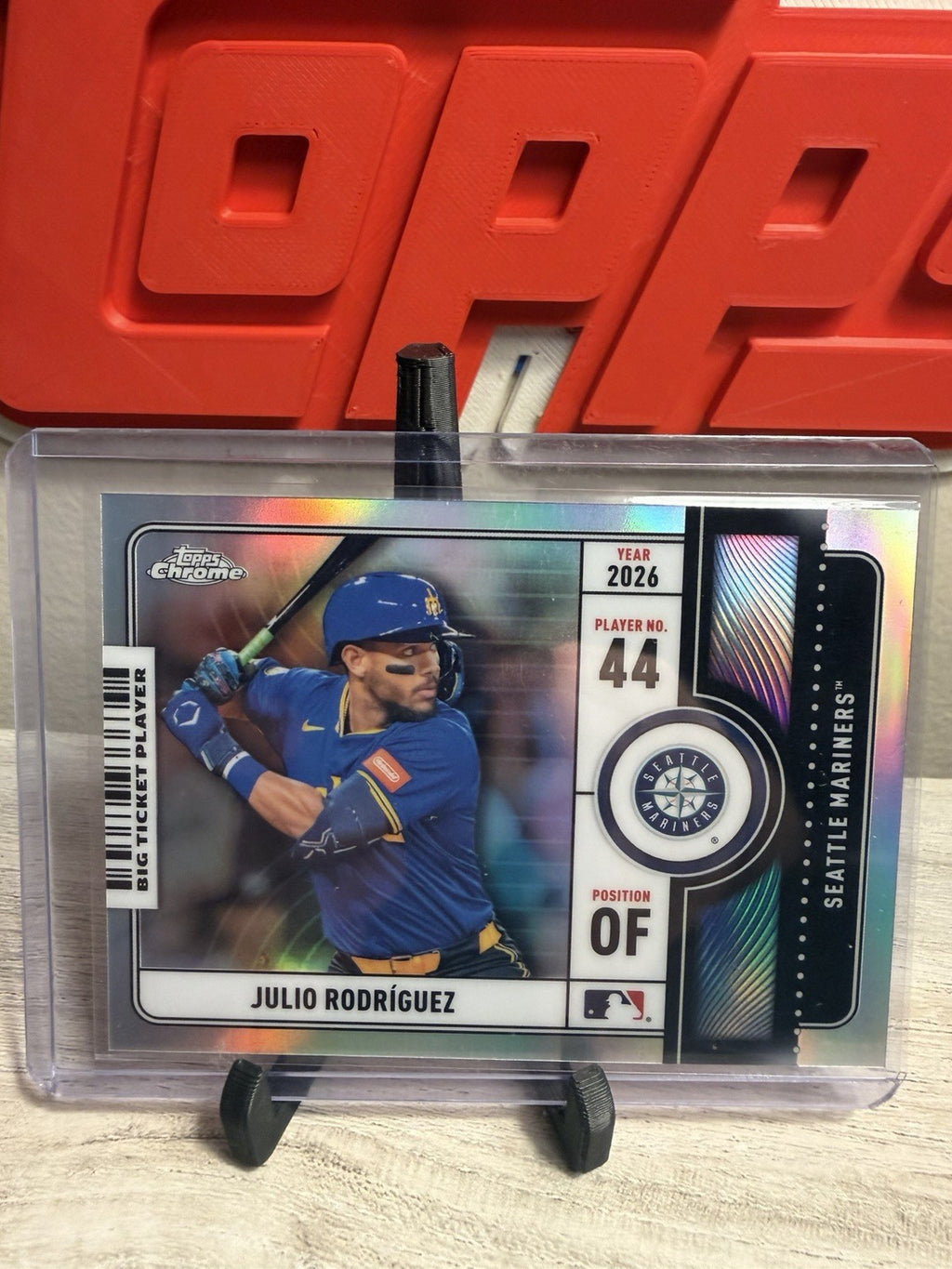 2026 Topps Chrome Julio Rodriguez Refractor Mariners Big Ticket Players #BTP-210