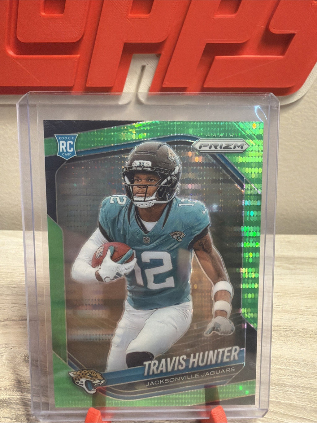 Panini 2025 Prizm Travis Hunter Rookie #301 Green Prizm Jacksonville Jaguars0