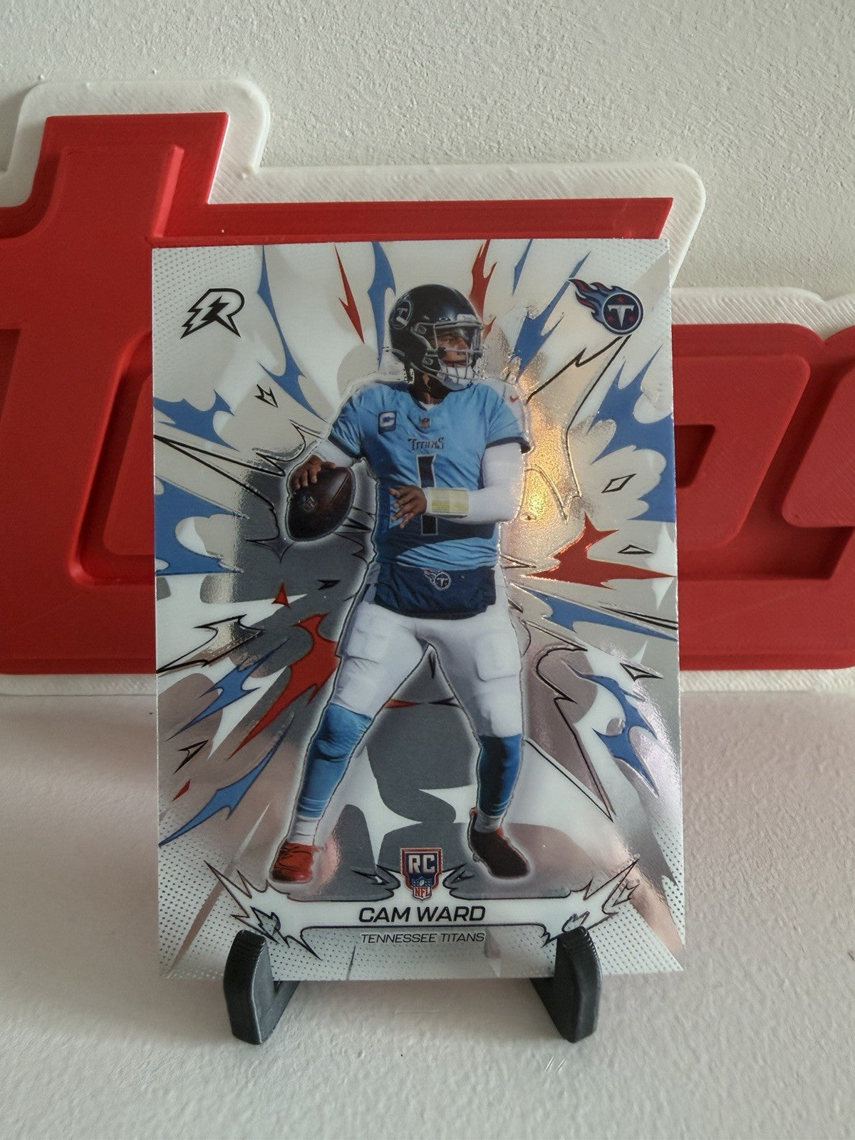 Topps Football 2025 Cam Ward Tennessee Titans Rookie Refractor #1940