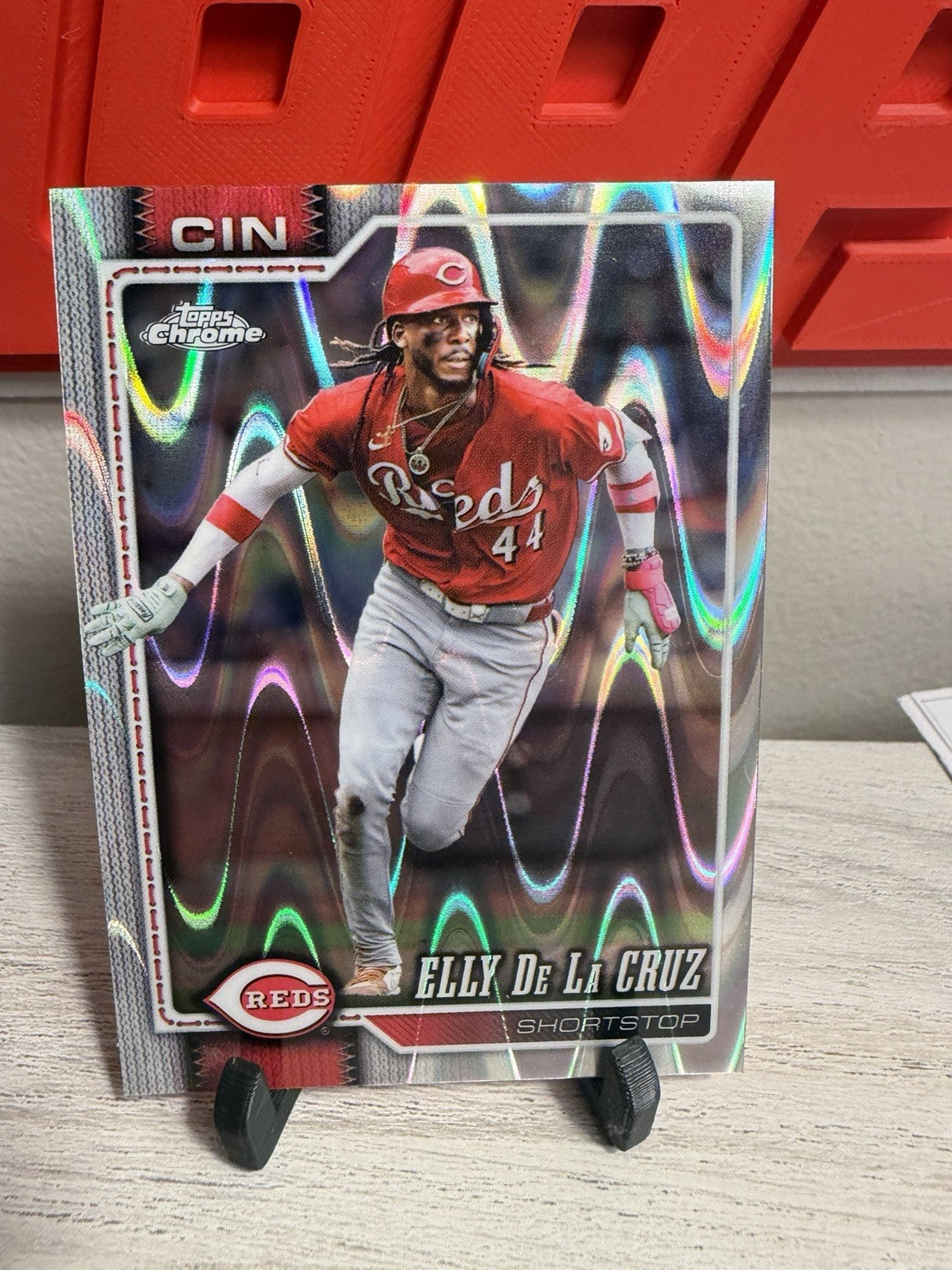 2026 Topps Chrome Elly De La Cruz Raywave Refractor #279 Reds0