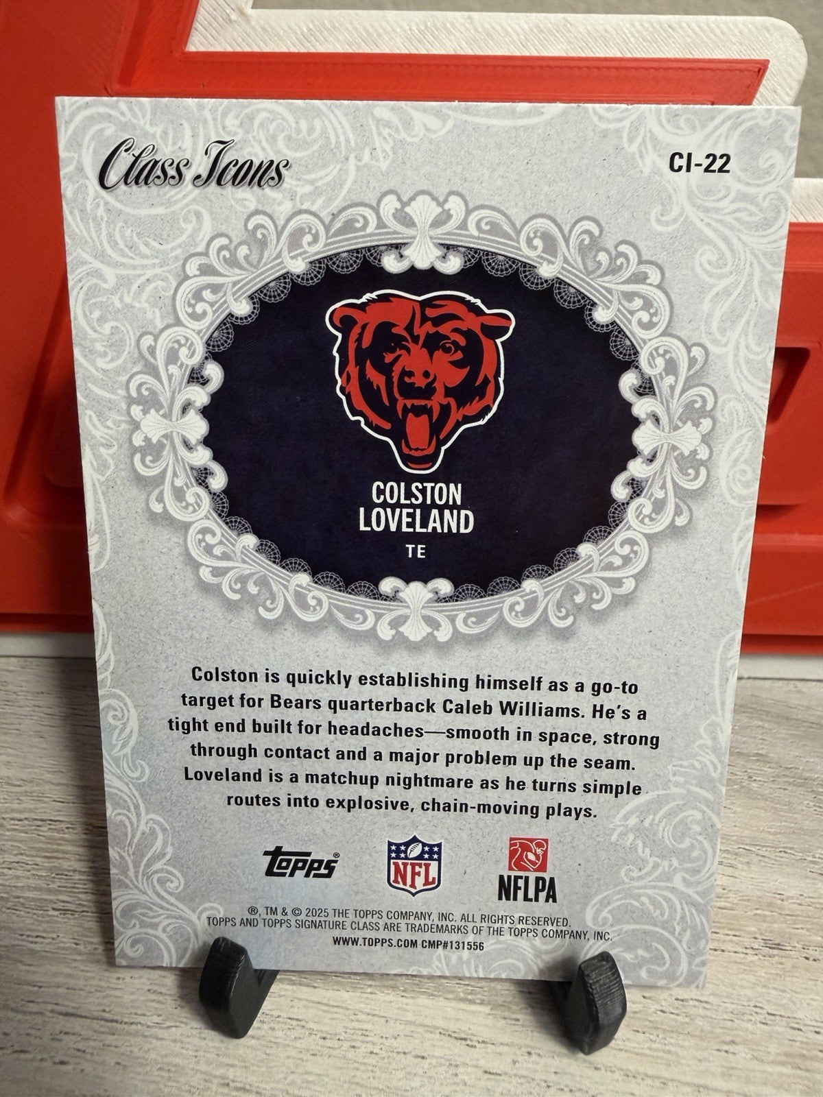 Colston Loveland Rookie Class Icons! #20 (RC) Bears!1
