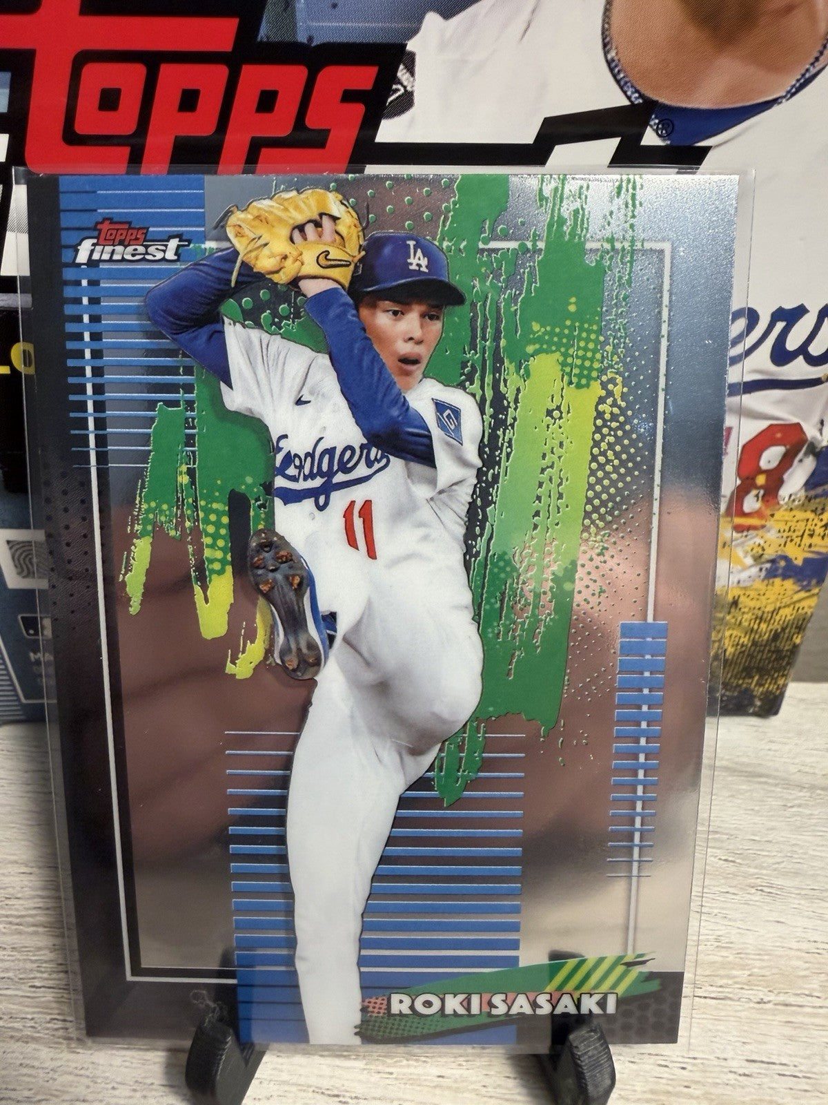 2026 Topps Finest Roki Sasaki Los Angeles Dodgers Common #110