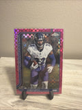 2025 Derrick Henry Hot Pink X-Fractor Topps Chrome Baltimore Ravens #250