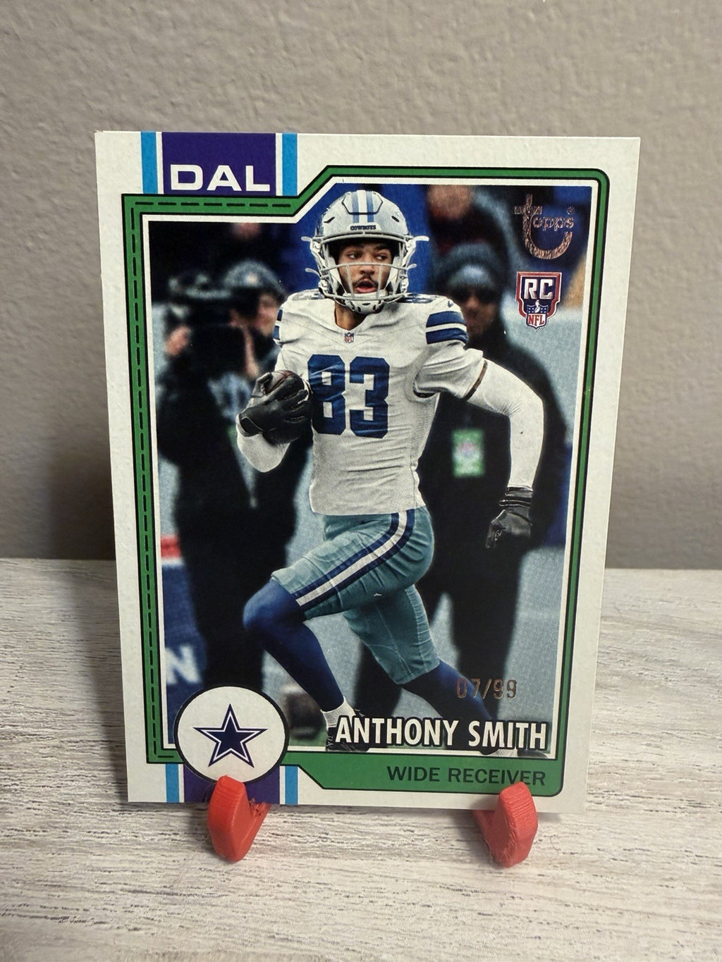 2026 Topps Flagship Football Anthony Smith RC Vintage Stock Variation /990