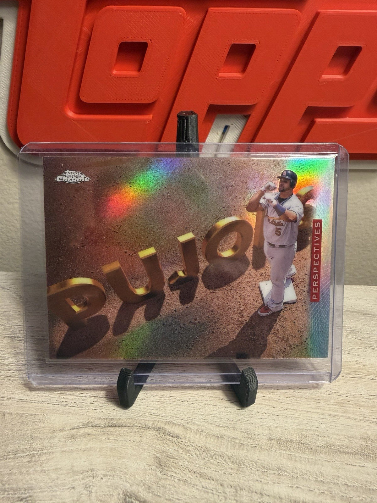 2026 Topps Chrome Albert Pujols Perspectives Refractor0