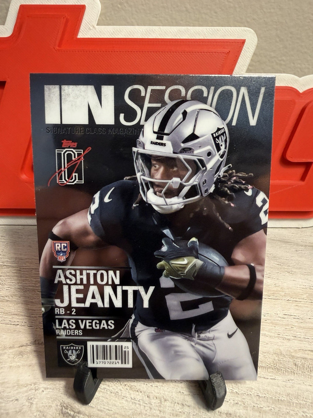2025 Topps Signature Class In Session Ashton Jeanty Rookie #IS-18 Raiders (RC)0