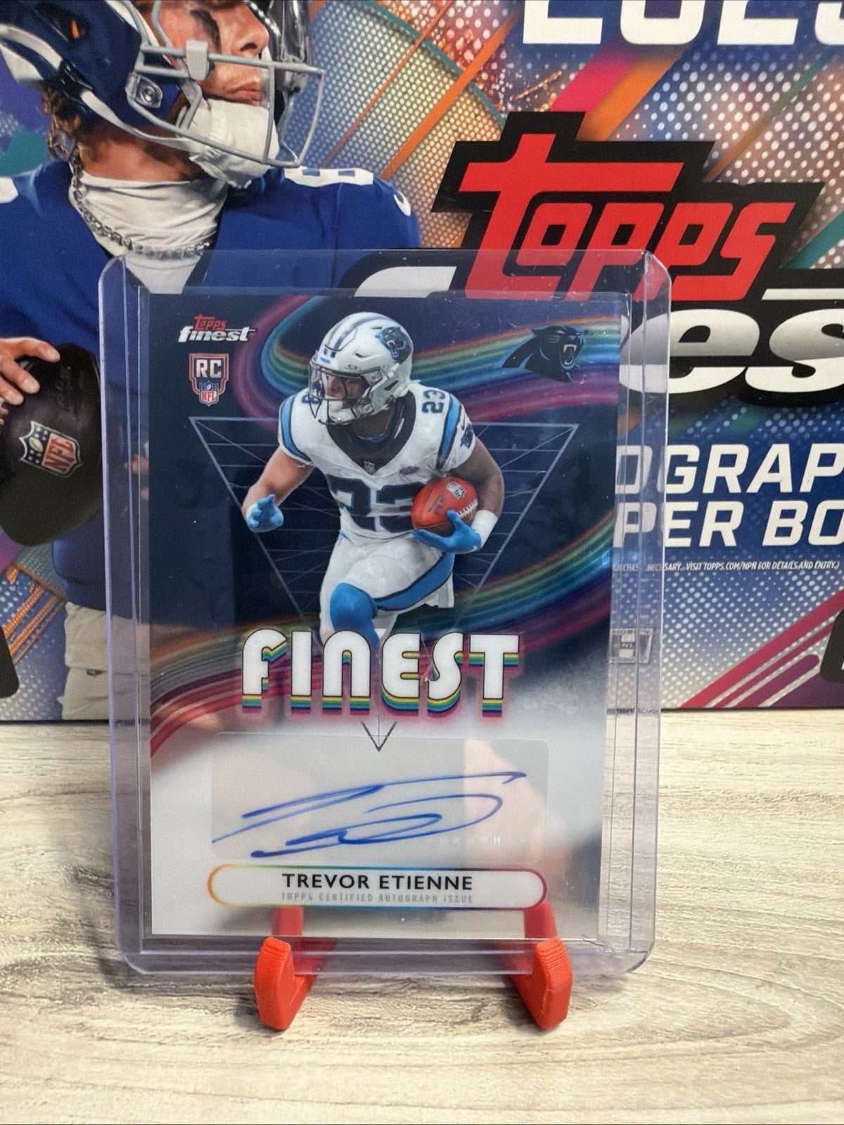 2025 Topps Finest TREVOR ETIENNE Rookie Finest Autographs RC CR0