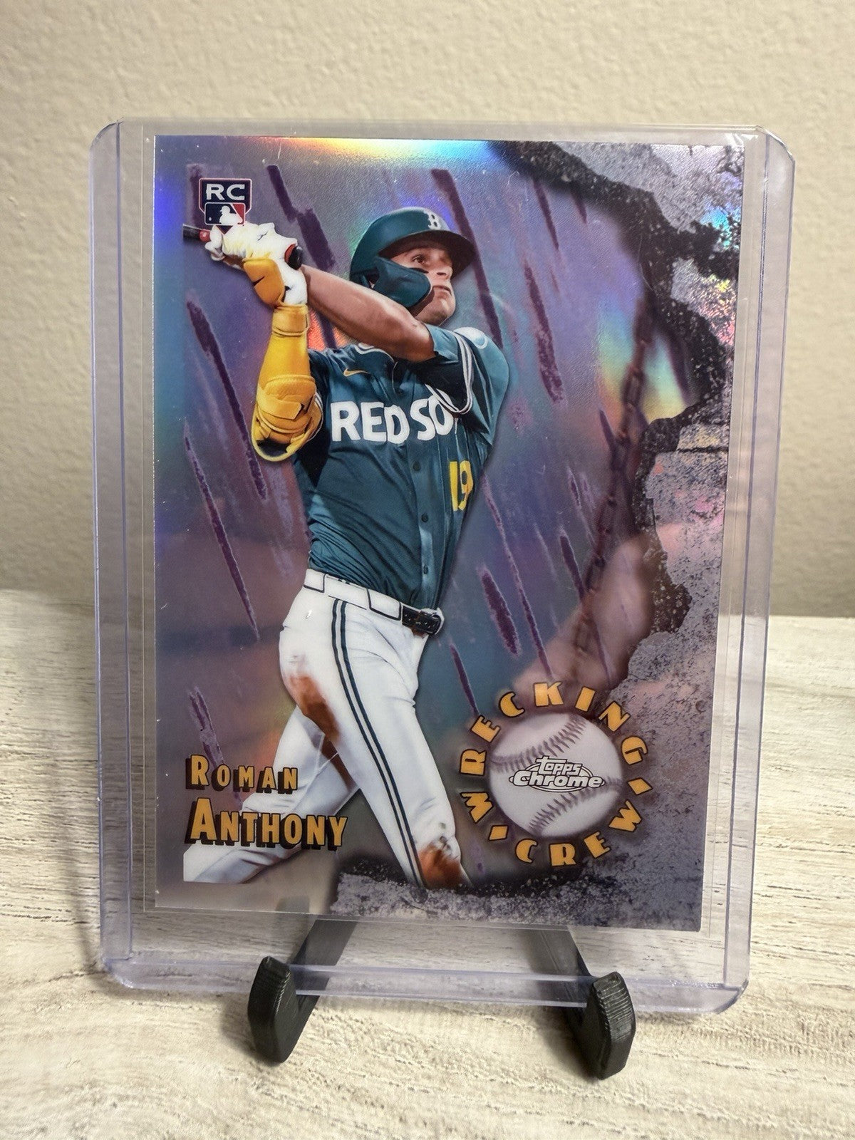 2026 Topps Chrome Wrecking Crew Roman Anthony RC #WC-25 Boston Red Sox Free Ship0