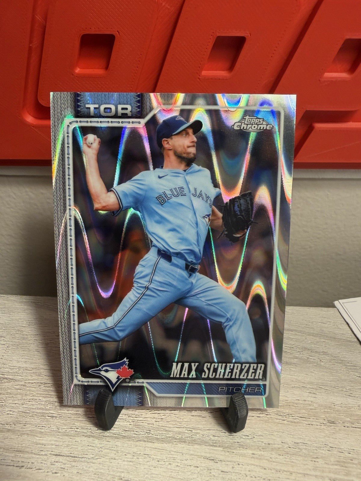 2026 Topps Chrome Raywave Max Scherzer Toronto Blue Jays #2600