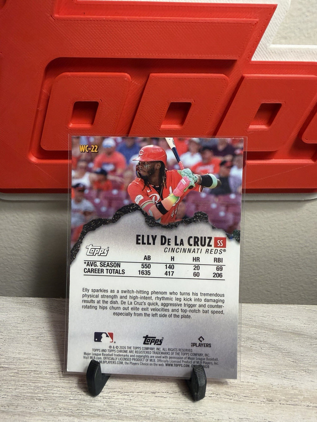 2026 Topps Chrome Elly De La Cruz WRECKING CREW REFRACTOR Cincinnati Reds MLB1