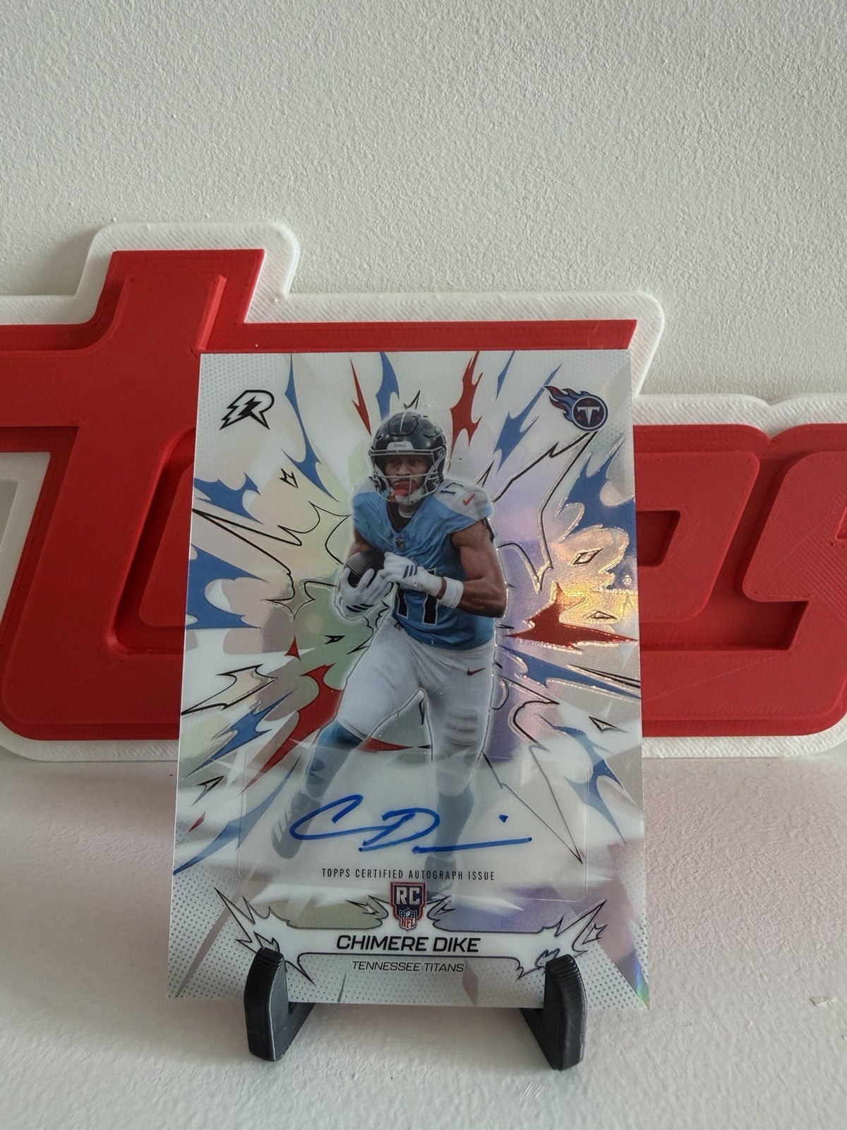 Chimere Dike 2025 Topps Resurgence Silver Signature #197 RC Auto Titans0