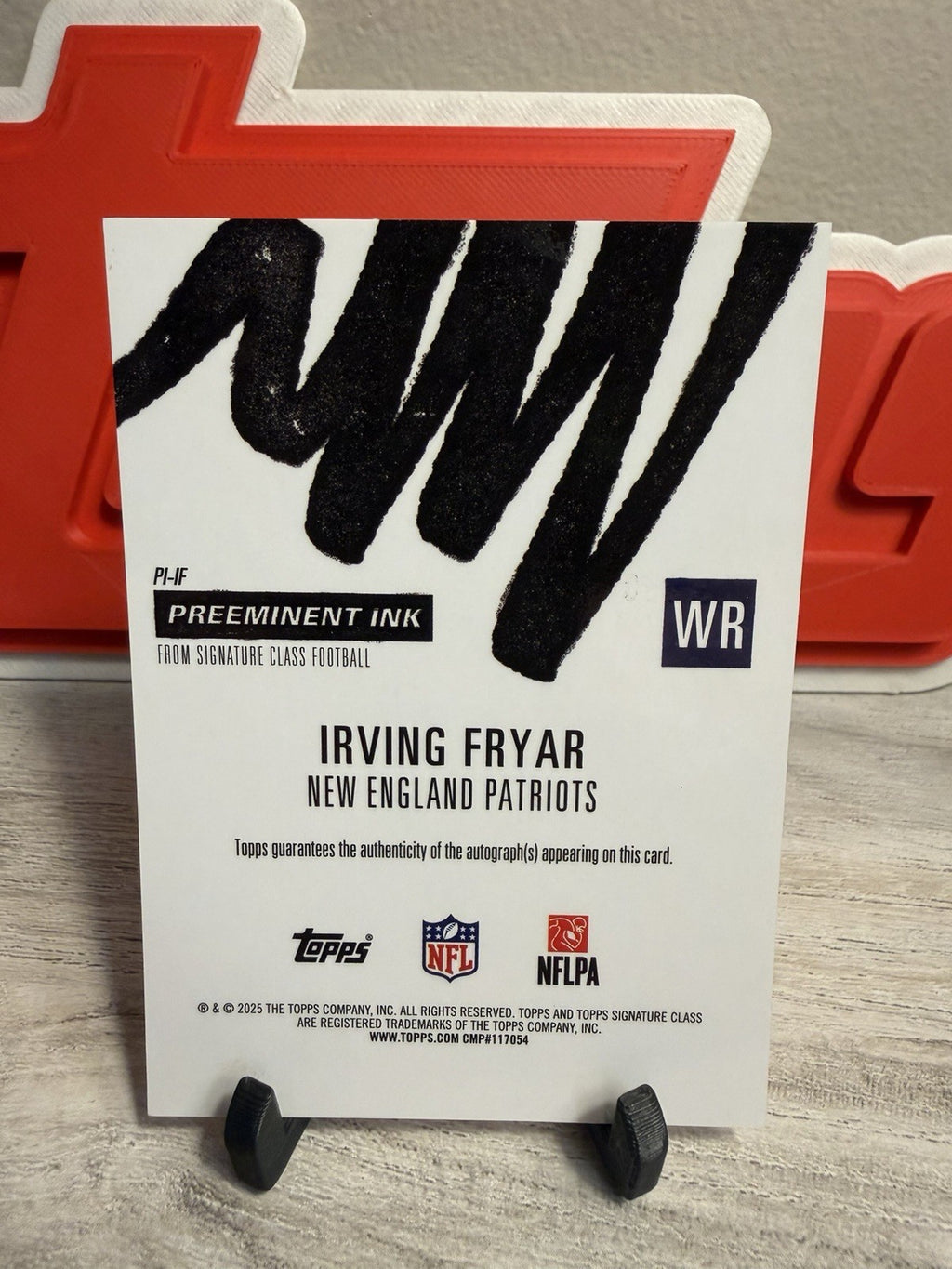2025 Topps Signature Class Irving Fryar Preeminent Ink Purple Refractor #/1001
