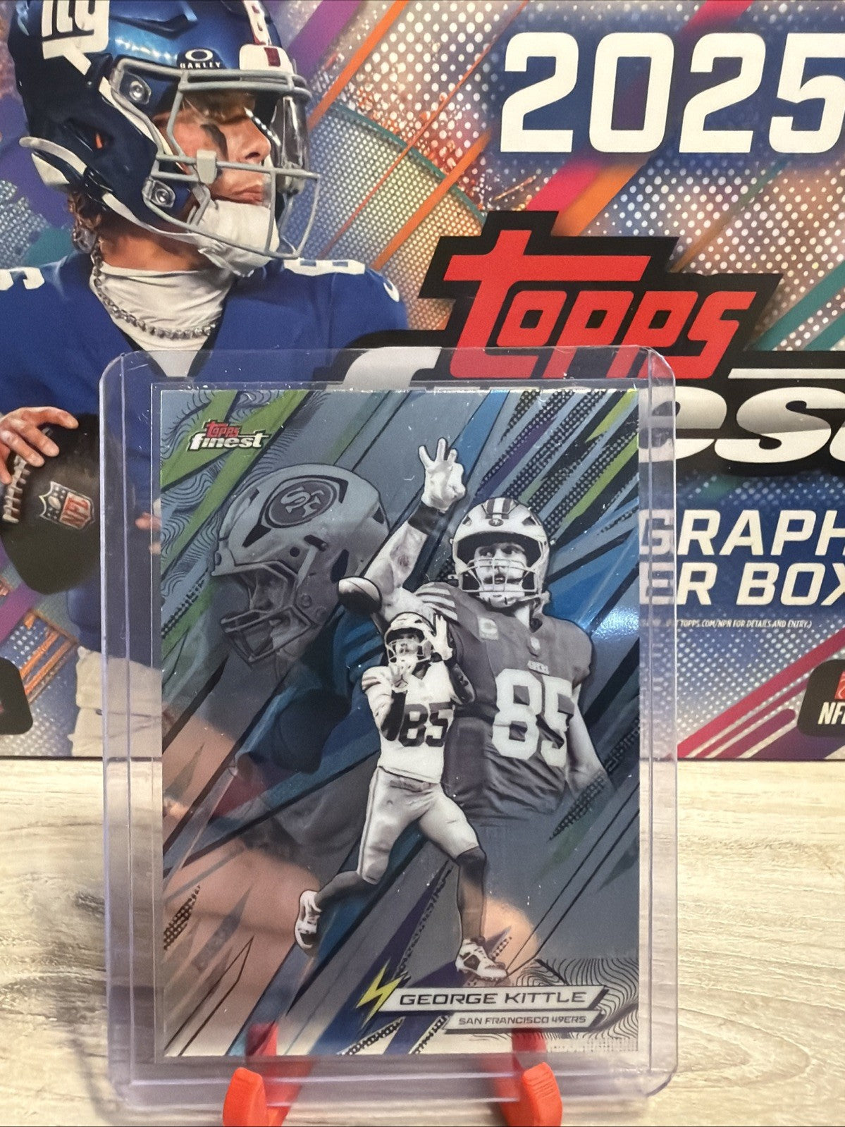 2025 Topps Finest Power Kings George Kittle PK-10 NFL0