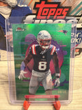 Stefon Diggs 2025 Topps Finest Uncommon Green Refractor Patriots /350