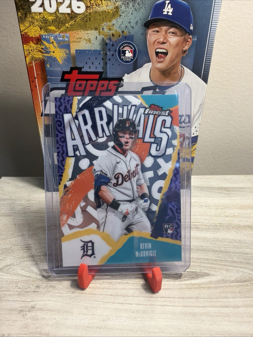 2026 Topps Finest Kevin McGonigle Arrivals Rookie #A-23 Tigers0