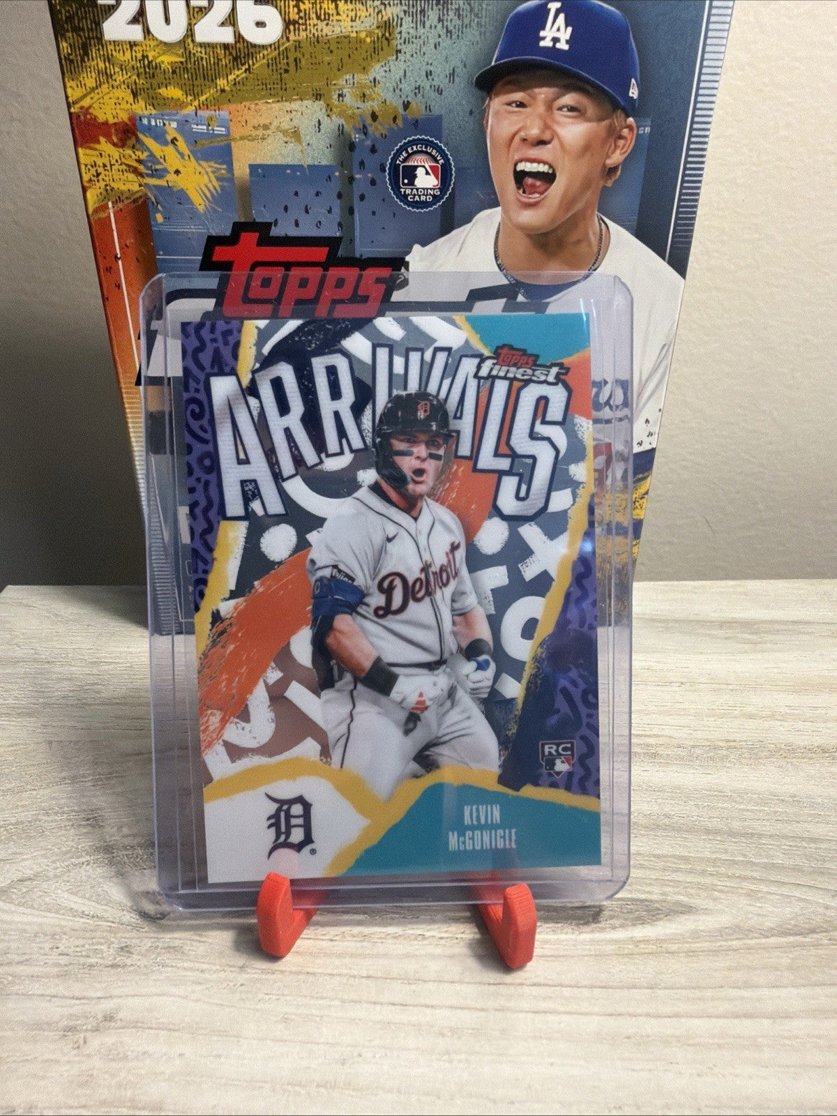 2026 Topps Finest Kevin McGonigle Arrivals Rookie #A-23 Tigers0