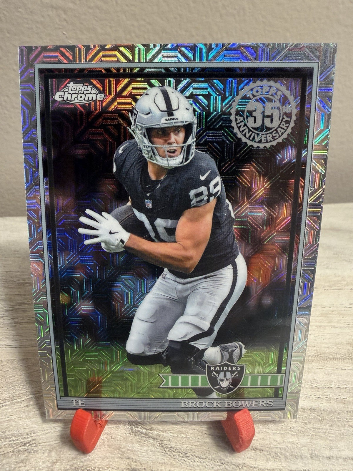BROCK BOWERS 2026 Topps Football 1991 Chrome Mojo Raiders #91TC-340