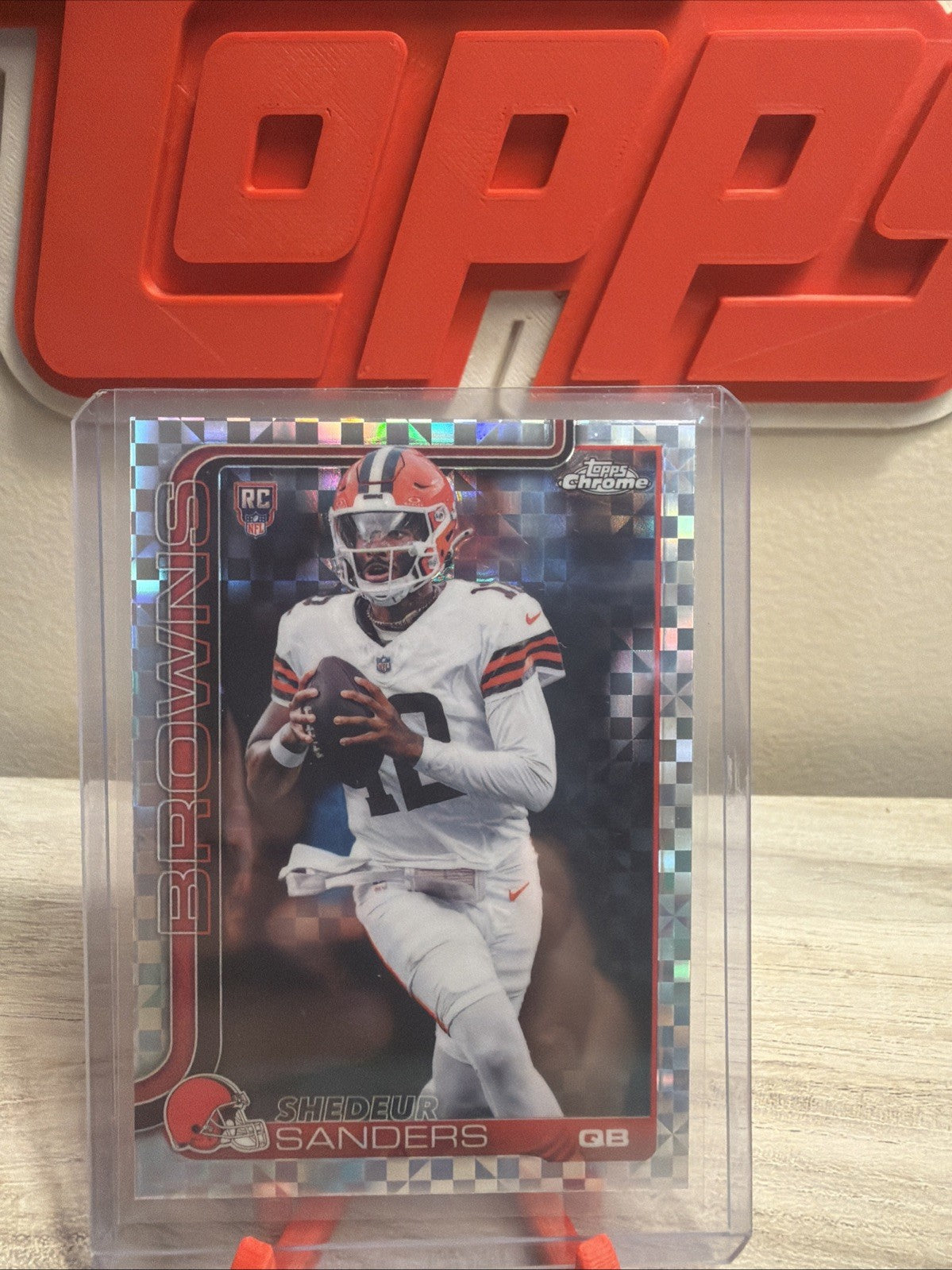 2025 Topps Chrome XFRACTOR Shedeur Sanders Rookie Browns #315 C750