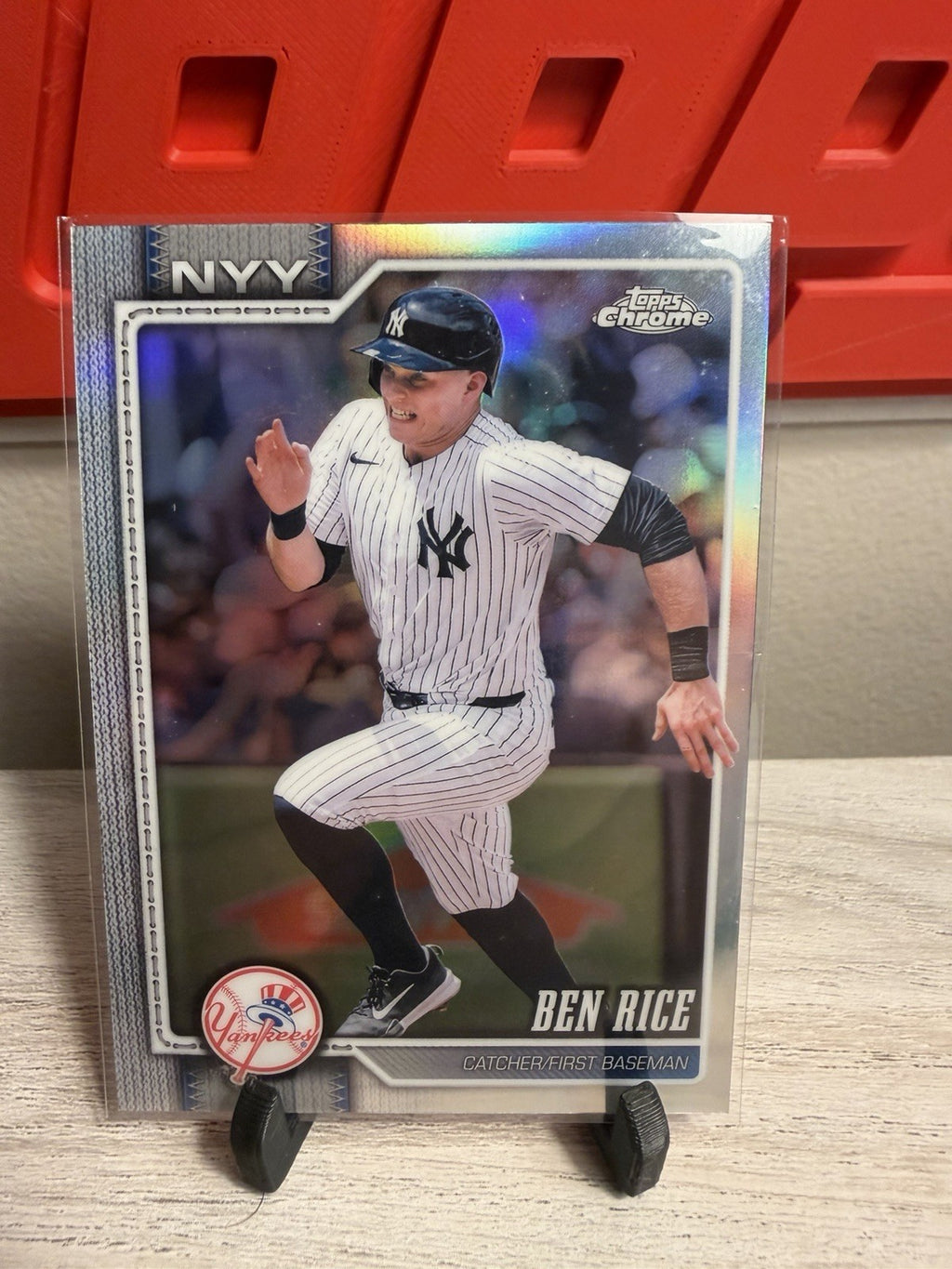 2026 Topps Chrome Ben Rice #295 Super Mega Ultra Base 0