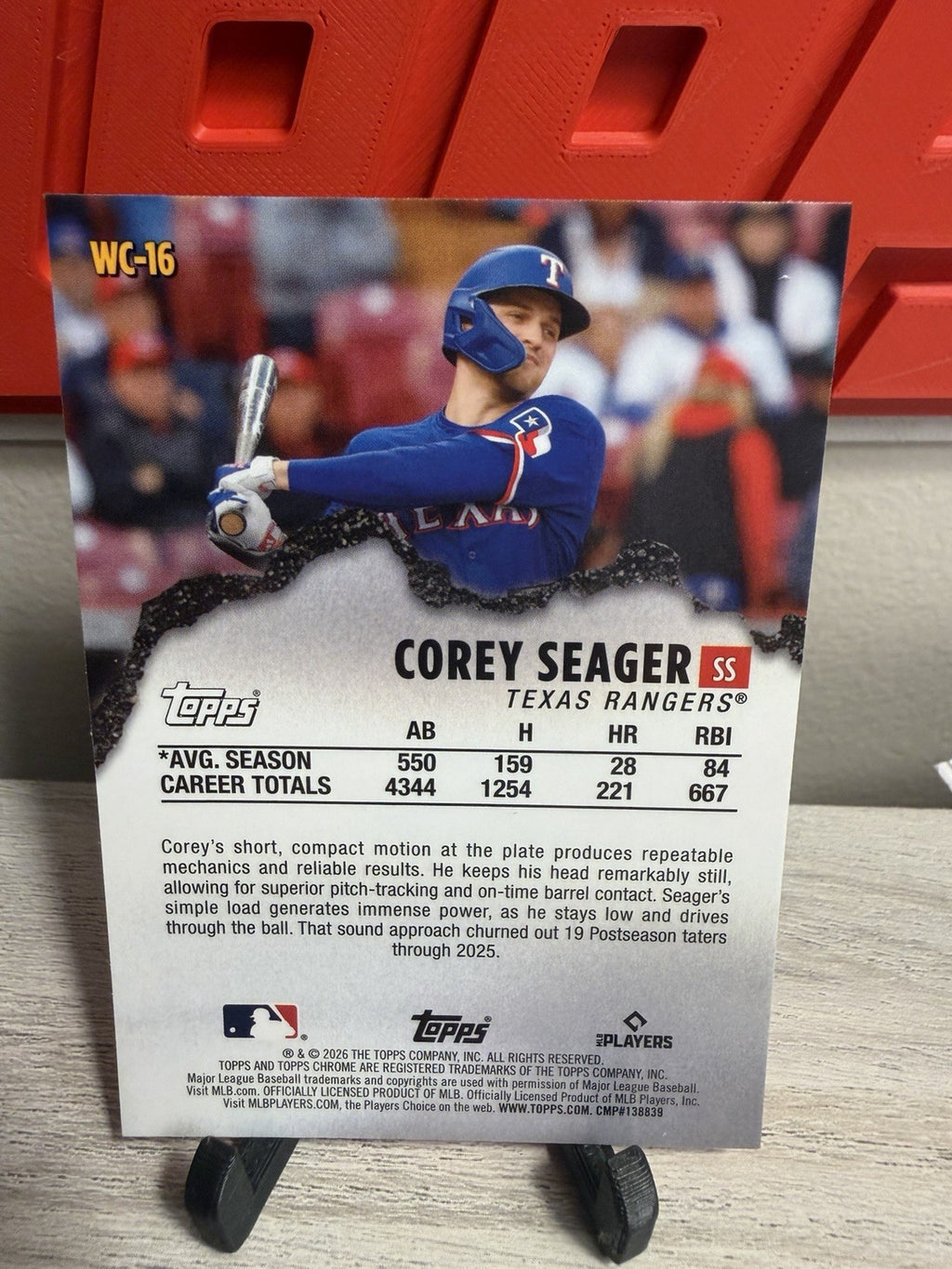 2026 Topps Chrome - Corey Seager Wrecking Crew Texas Rangers1
