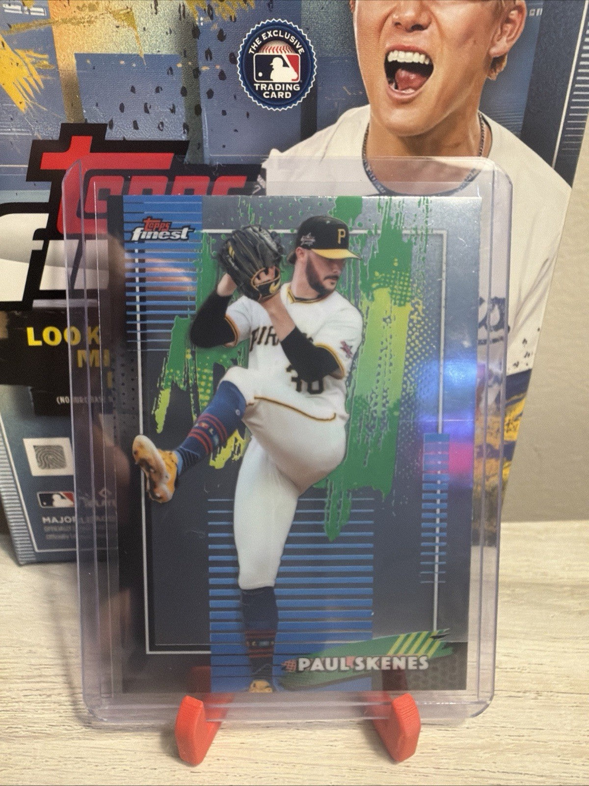2026 Topps Finest #10 Paul Skenes Base Card Common Pittsburgh Pirates0