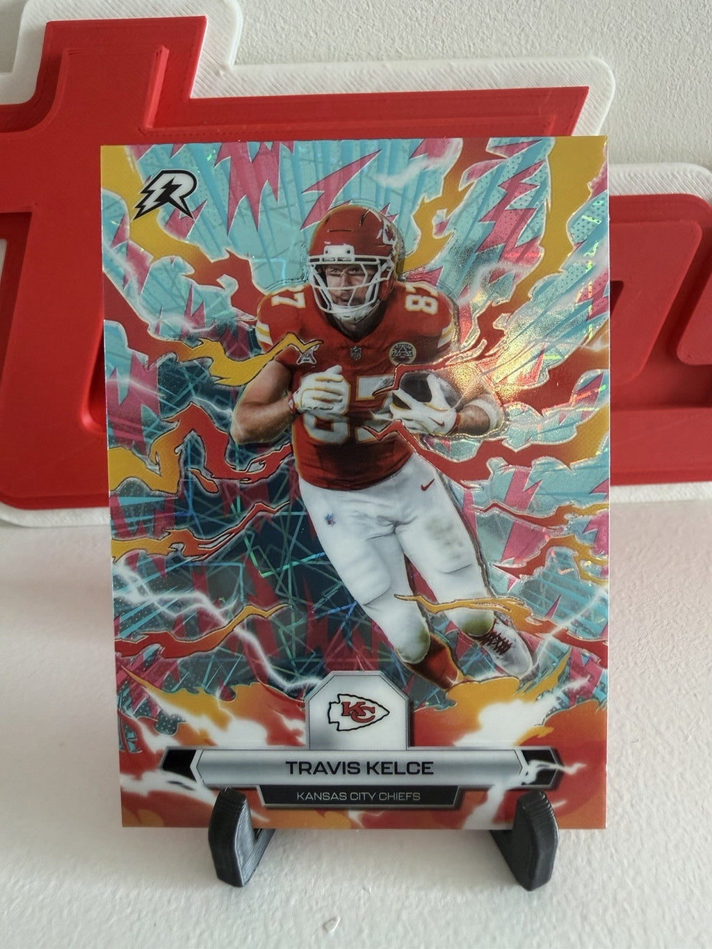2025 Topps Resurgence - Travis Kelce #49 Blue & Pink Shock Kansas City Chiefs0