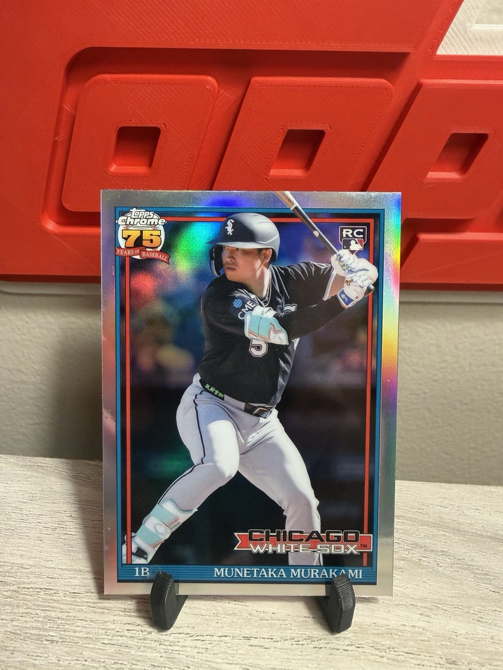 Munetaka Murakami 2026 Topps Chrome Baseball 75th Refractor 91CB-22 White Sox RC0