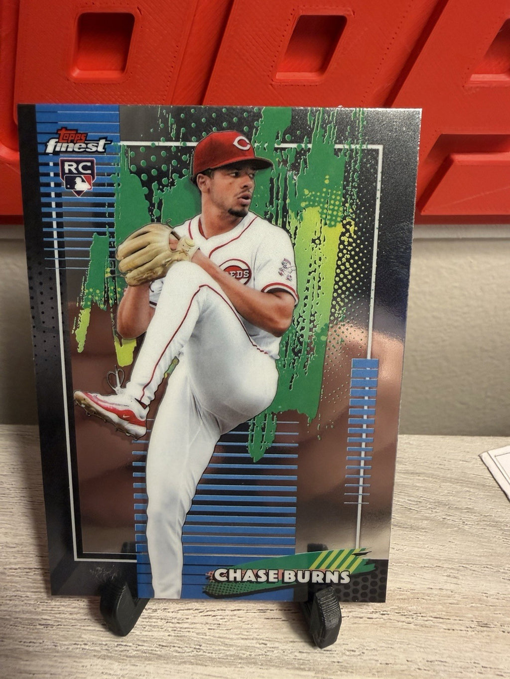 2026 Topps Finest Baseball - CHASE BURNS - Common (RC) #76 Reds 0