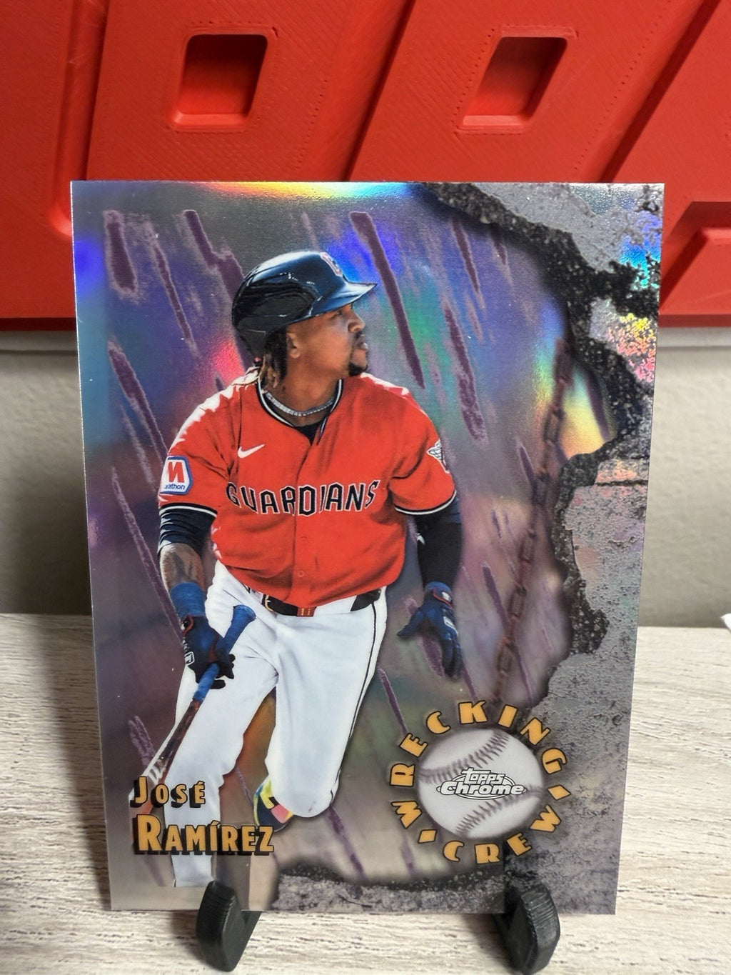 2026 Topps Chrome Jose Ramirez WC-20 Wrecking Crew0