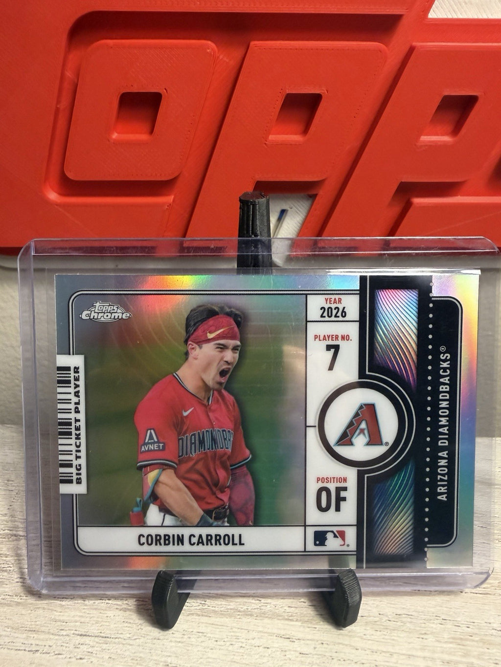 Topps Chrome 2026 Corbin Carroll Big Ticket Player Refractor 0
