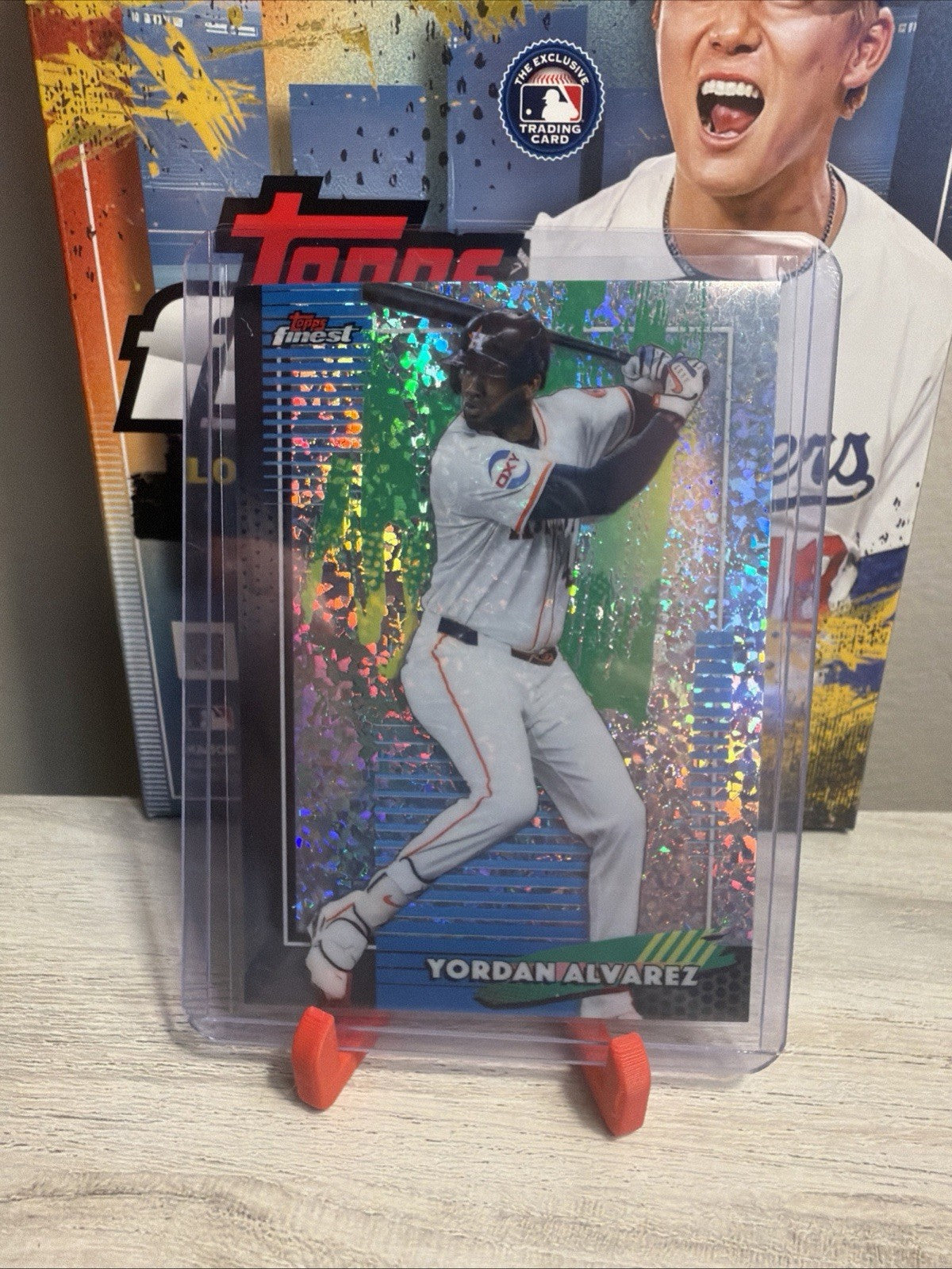 Yodan Alvarez 2026 Topps Finest MLB Mini Diamonds Common #92 Astros0