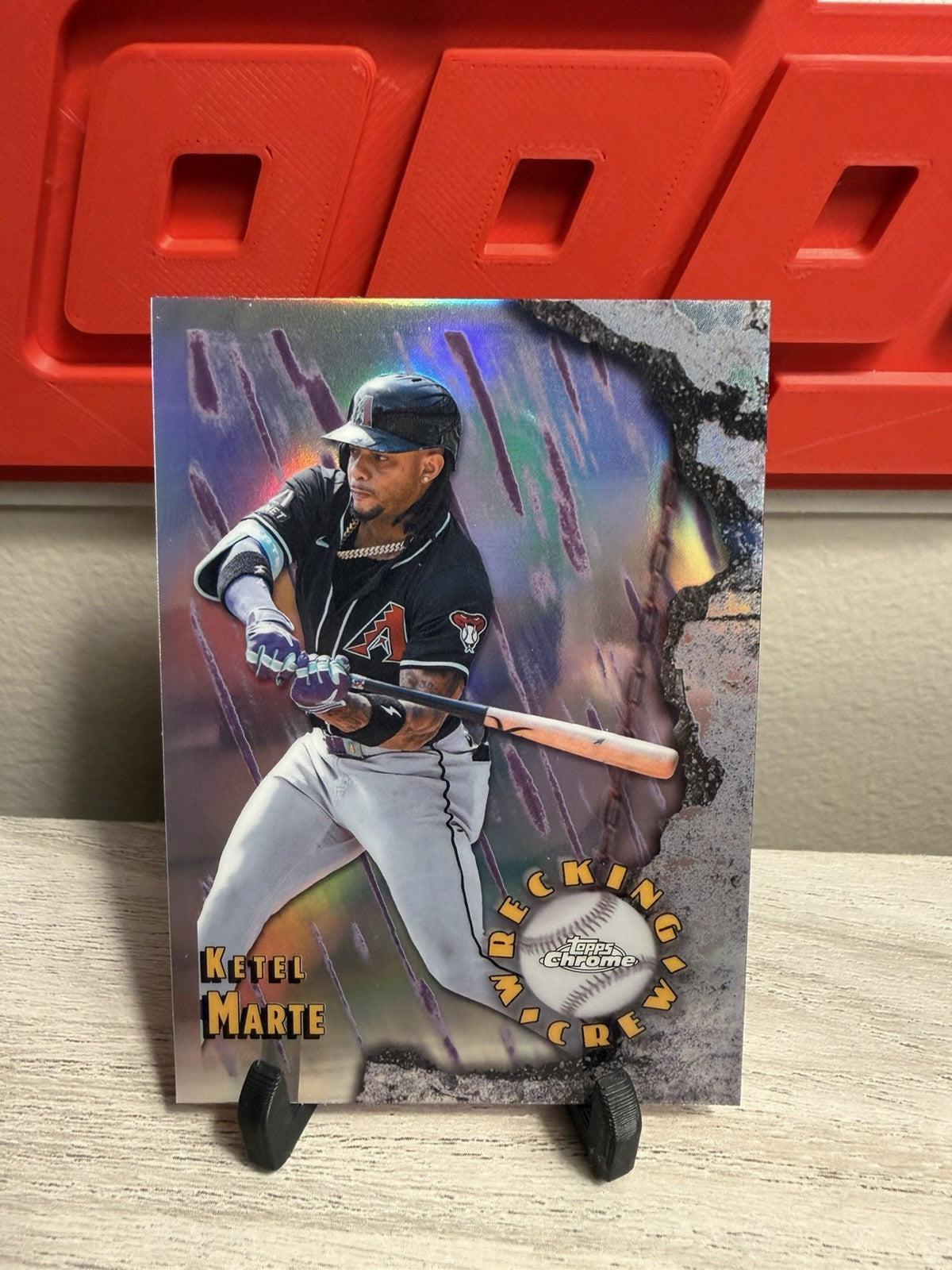Topps Chrome 2026 Ketel Marte WC-15 Wrecking Crew Insert- Arizona Diamondbacks 0