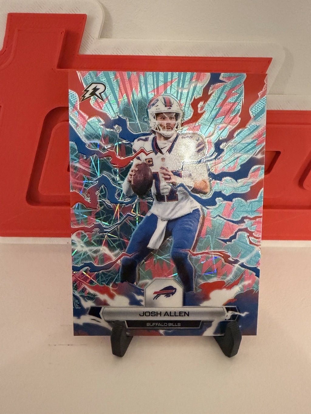 Topps Resurgence 2025 Josh Allen Blue/Pink Shock Lazer Buffalo Bills #10 NFL0
