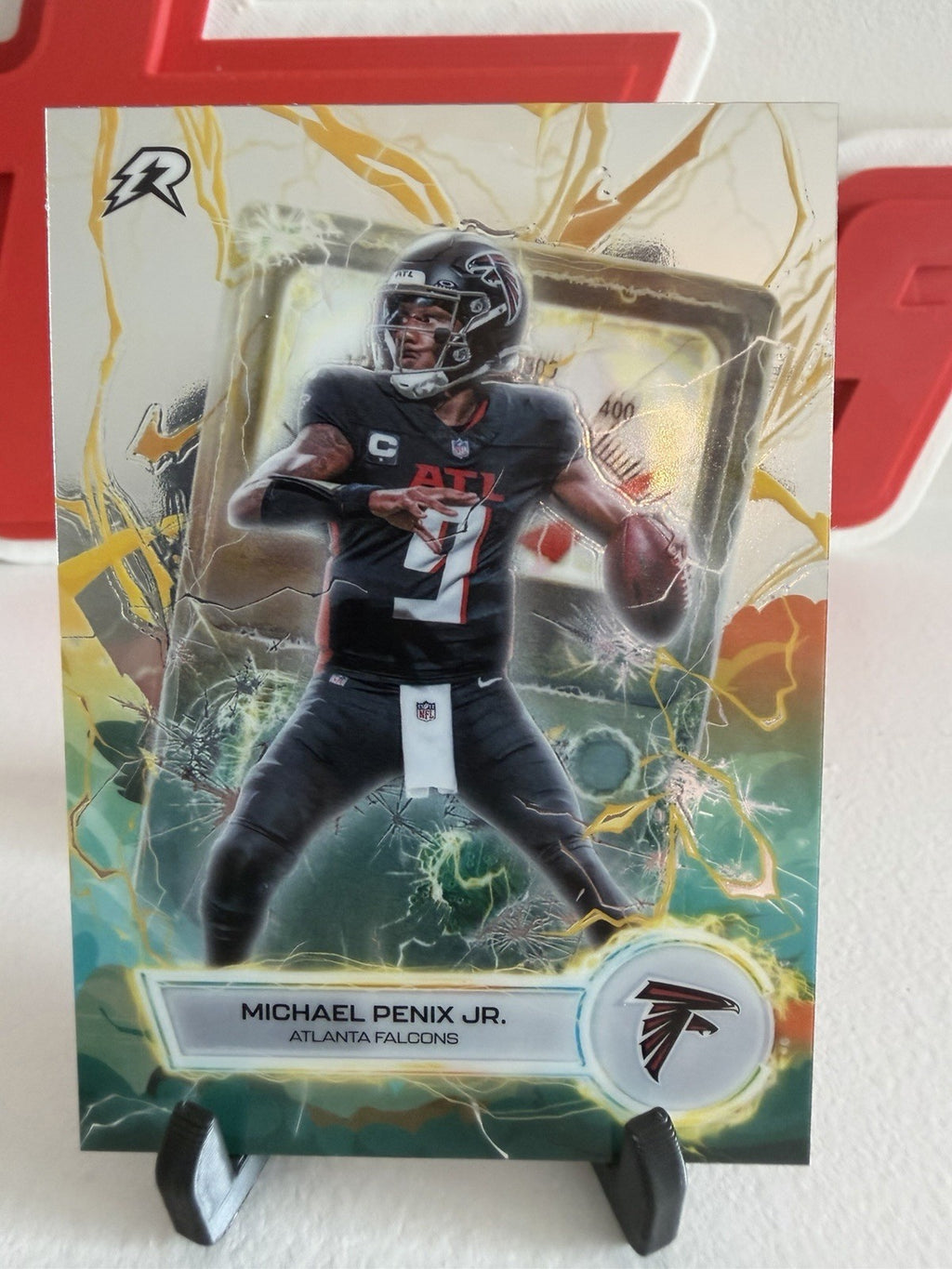 Michael Penix Jr. - 2025 Topps Resurgence Voltaic #VT-19 - Atlanta Falcons0