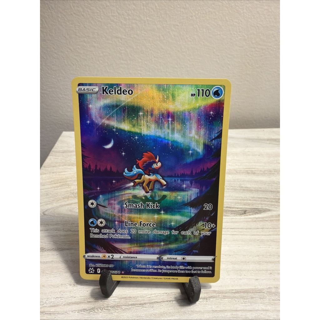 Keldeo Pokemon Sword & Shield Crown Zenith GG07/GG70 Galarian Gallery MINT