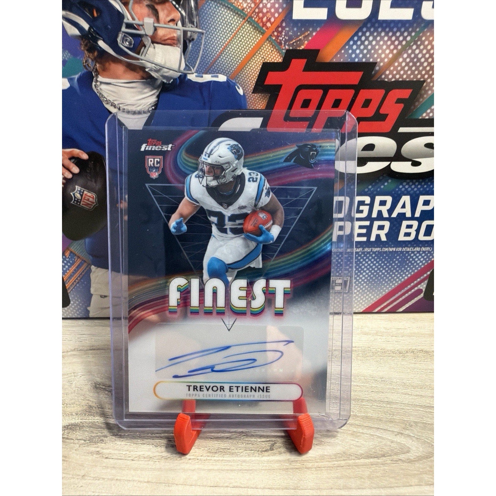 2025 Topps Finest TREVOR ETIENNE Rookie Finest Autographs RC CR