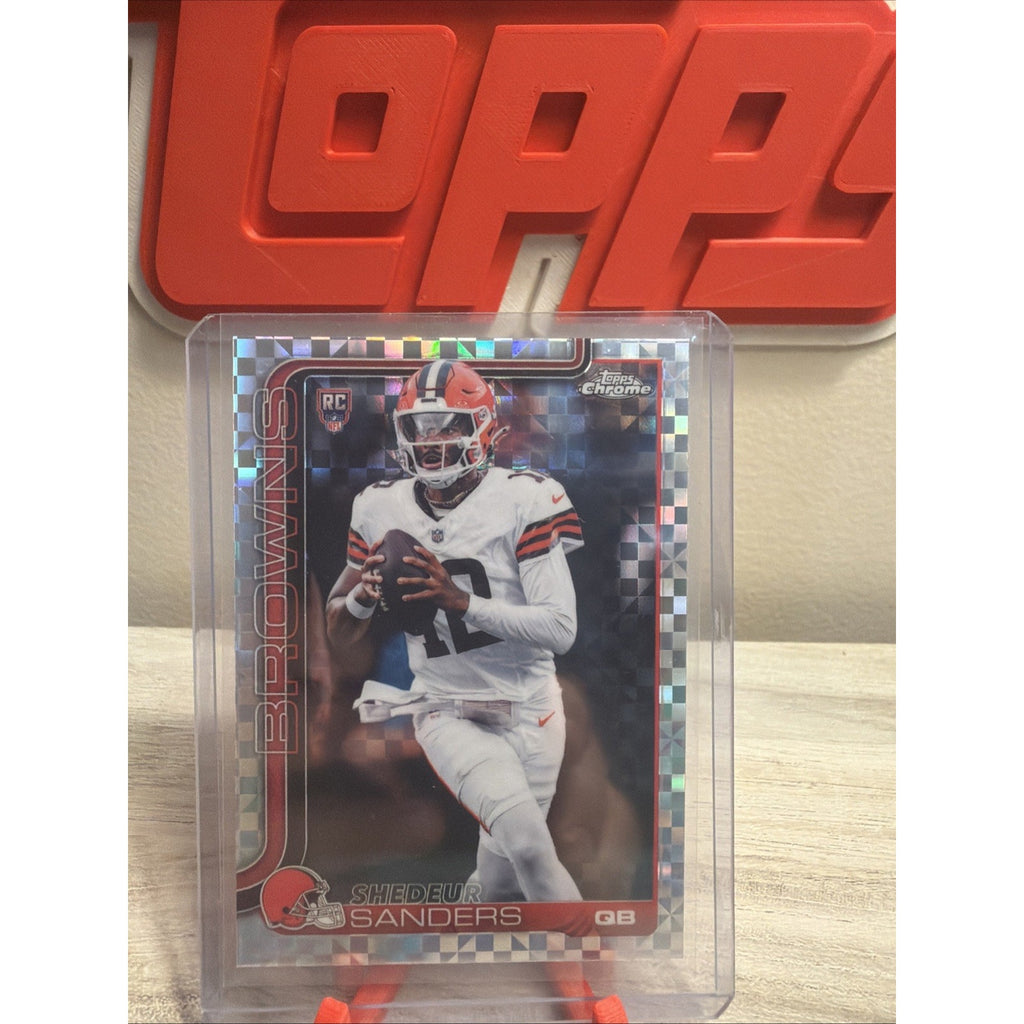 2025 Topps Chrome XFRACTOR Shedeur Sanders Rookie Browns #315 C75