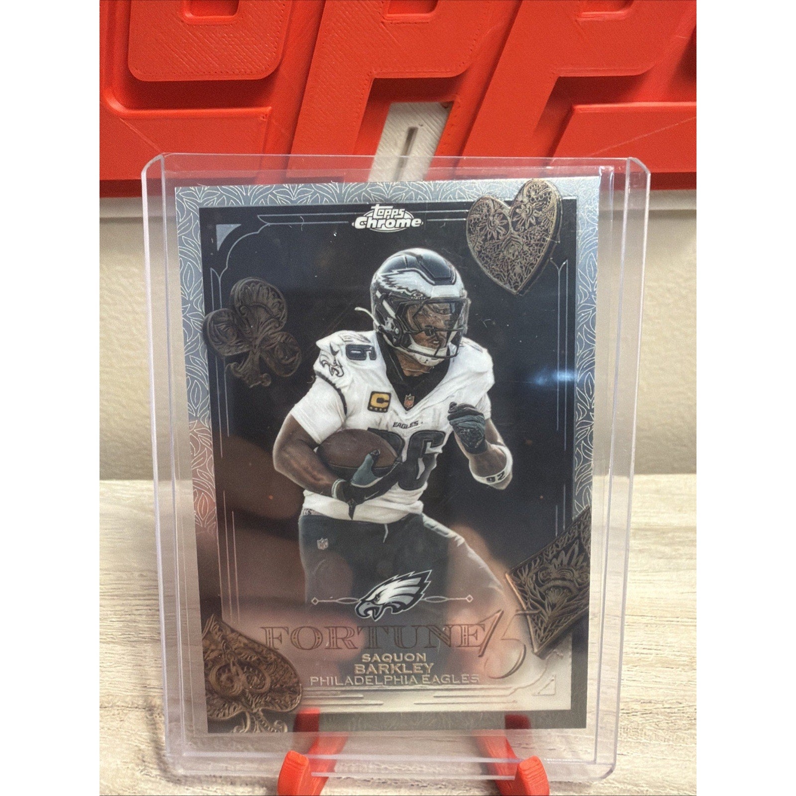 2025 Topps Chrome SAQUON BARKLEY Fortune 15 #F15-3 Philadelphia Eagles