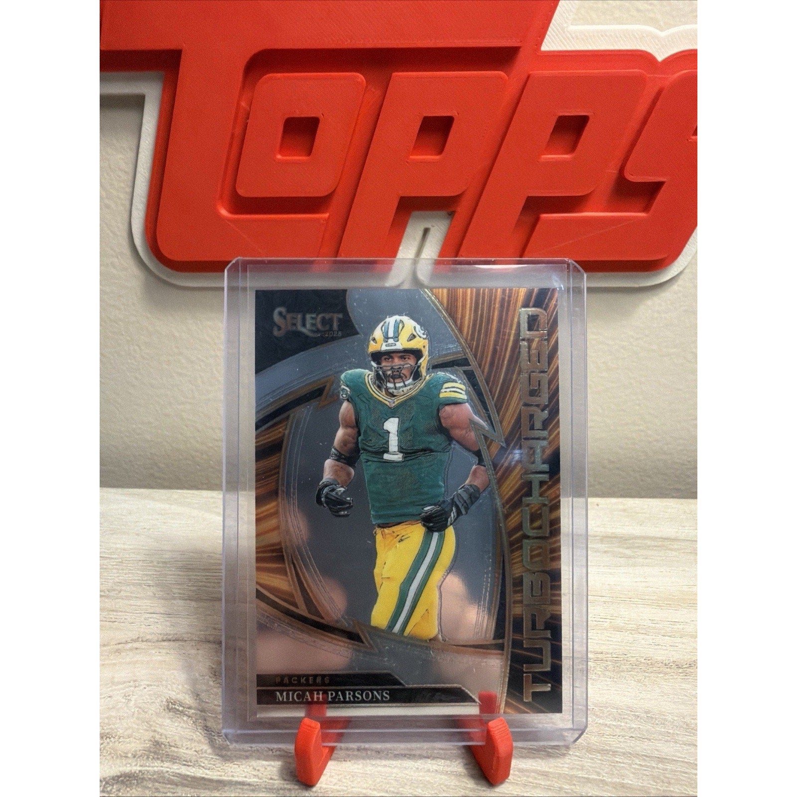 Micah Parsons 2025 Panini Select #20 Turbocharged Green Bay Packers