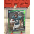 Panini 2025 Prizm Travis Hunter Rookie #301 Green Prizm Jacksonville Jaguars