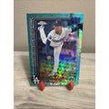 2025 Topps Chrome Logofractor Edition - Yoshinobu Yamamoto Aqua Refractor /199