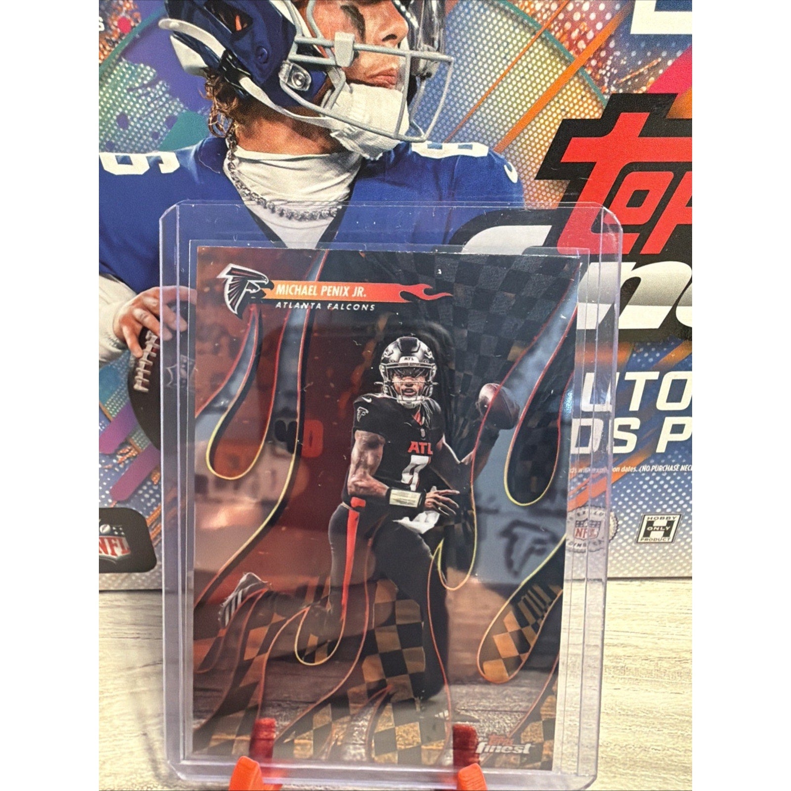 2025 Topps Finest Michael Penix Jr. #T-8 Torchers Falcons