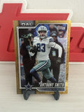 2026 Topps Flagship #396 Anthony Smith Gold Shimmer #/50 Dallas Cowboys