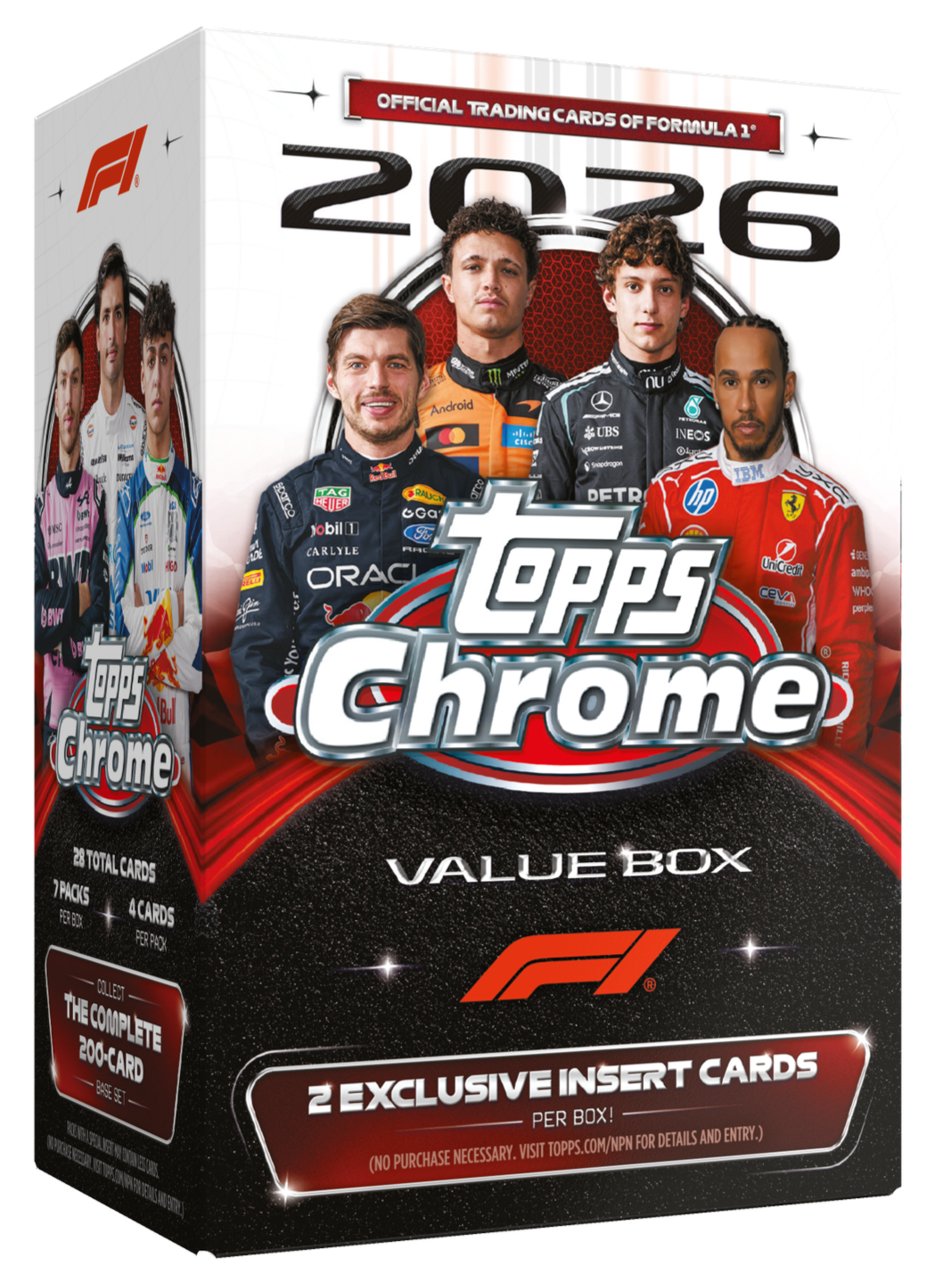 2026 Topps Chrome Formula 1 Value Box