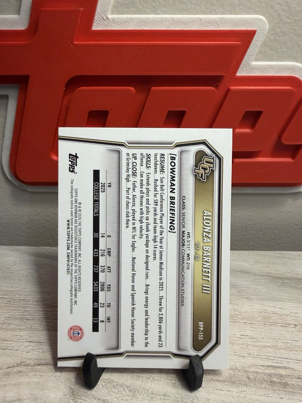 Card back